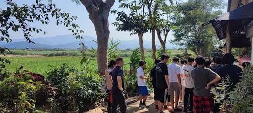 Lanna Students on a field trip around Chiang Mai